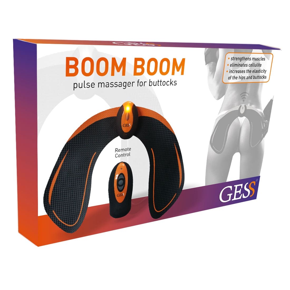 Импульсный массажер Boom Boom GESS-091 для ягодиц, 6 режимов купить в OrtoMir24